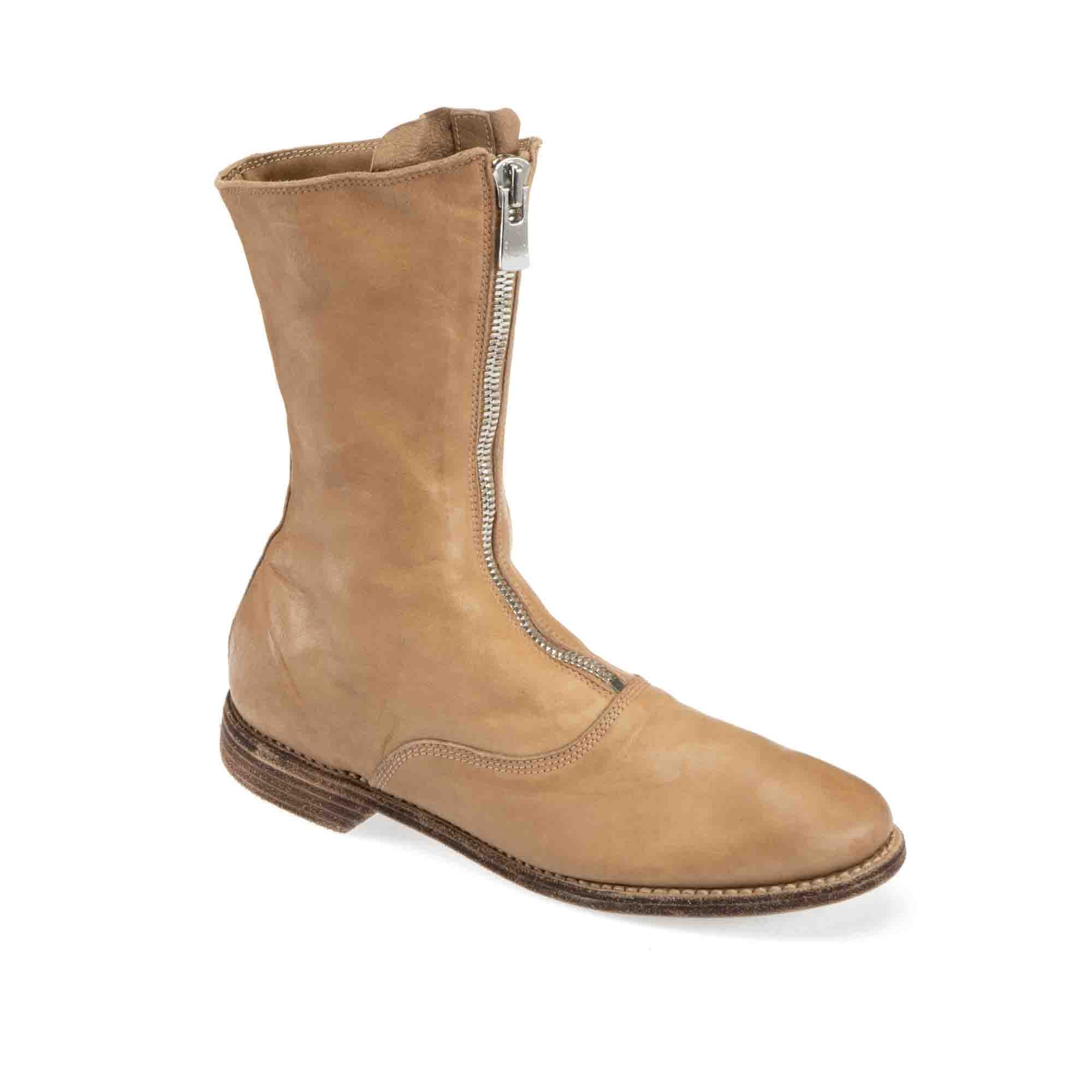 FRONT ZIP ARMY BOOTS