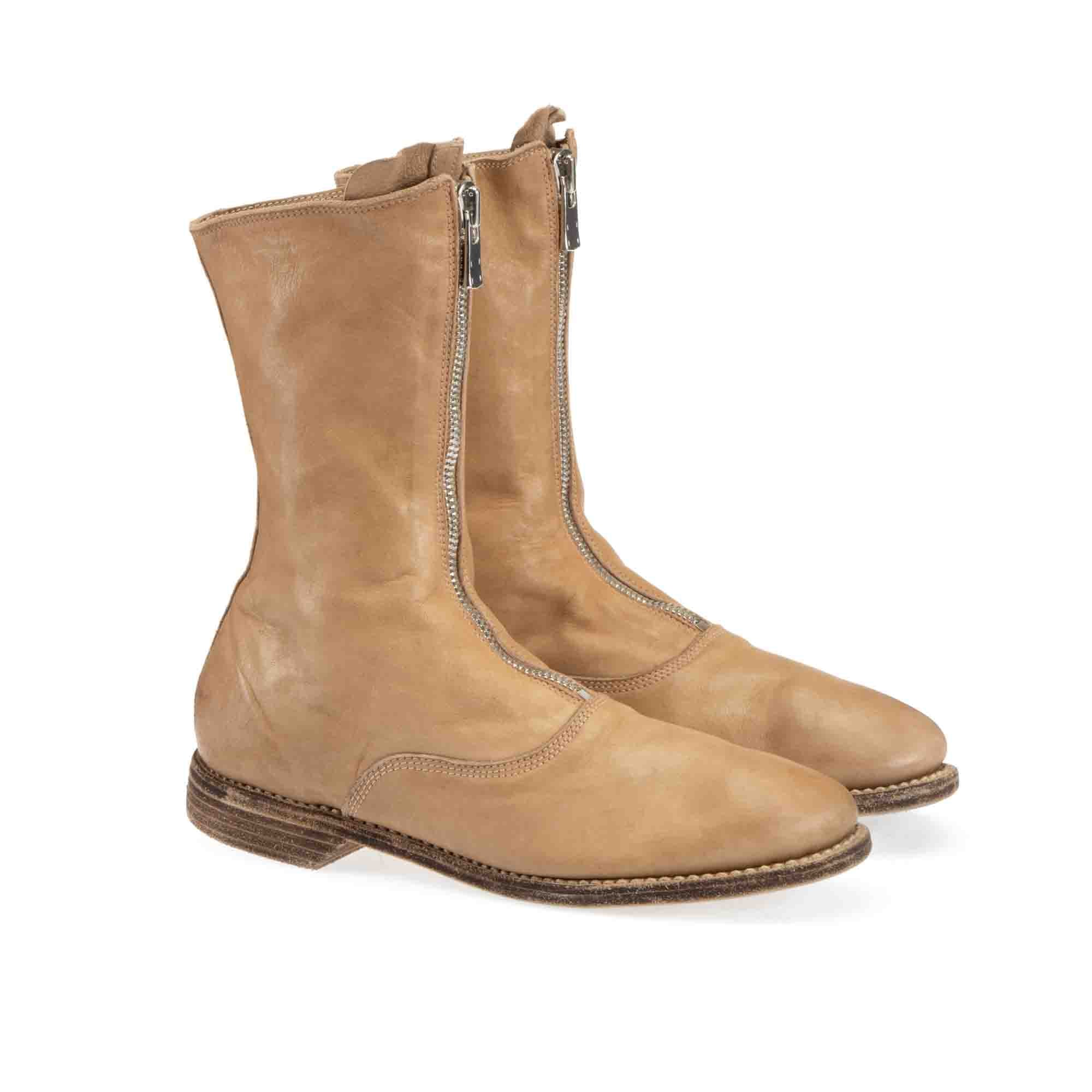 FRONT ZIP ARMY BOOTS