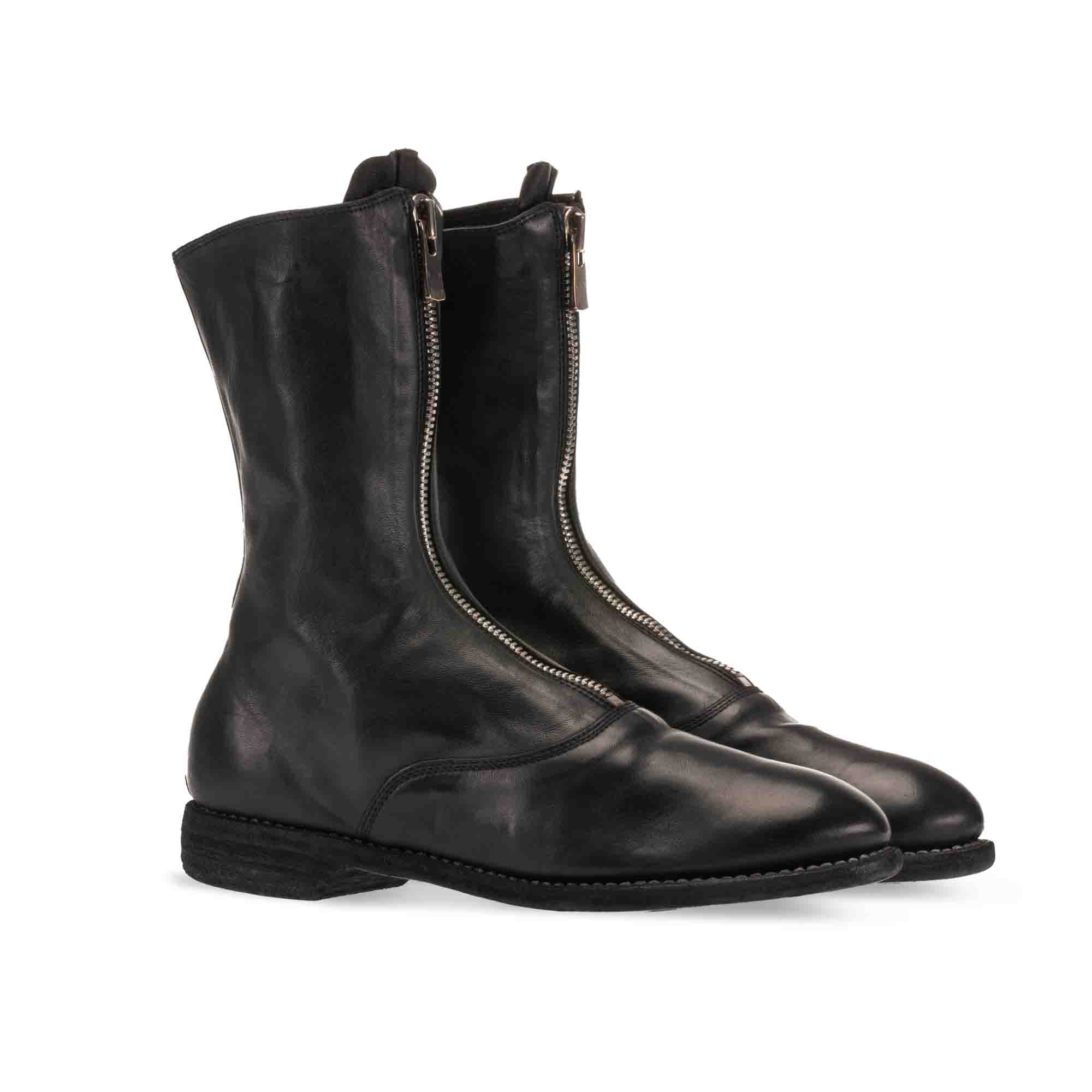 FRONT ZIP ARMY BOOTS