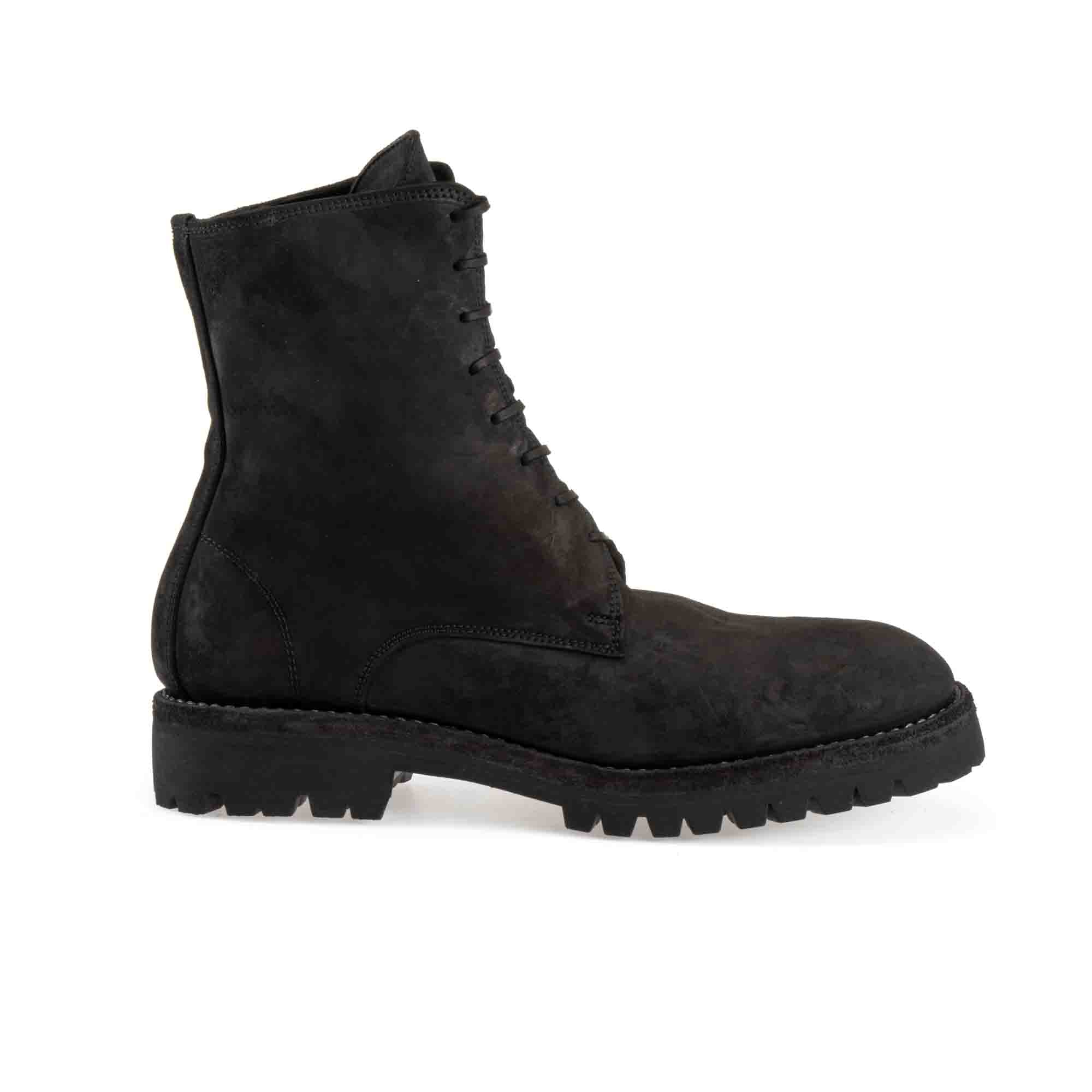 LACED UP BOOTS RUBBER SOLE