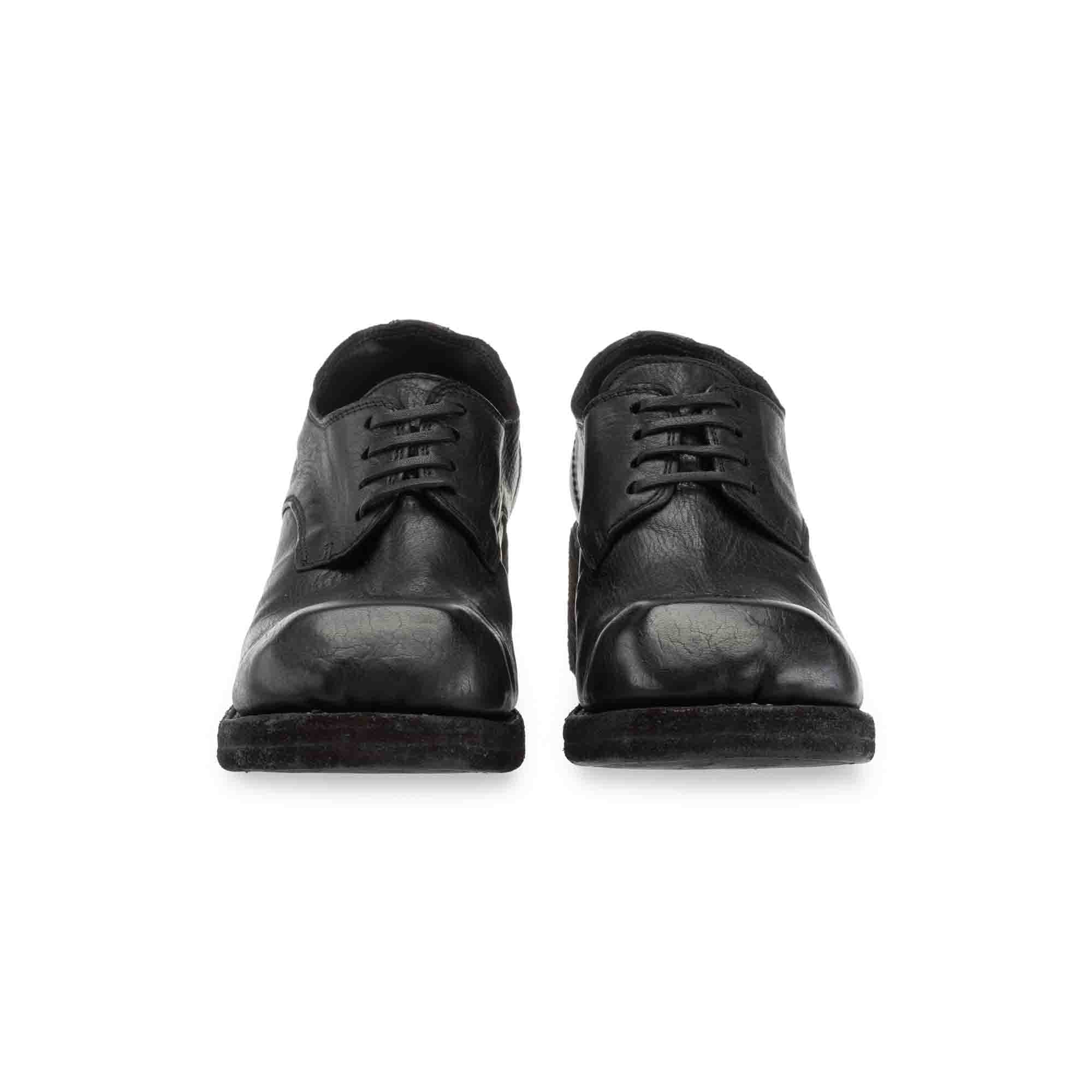 SQUARE TOE LACED UP SHOES