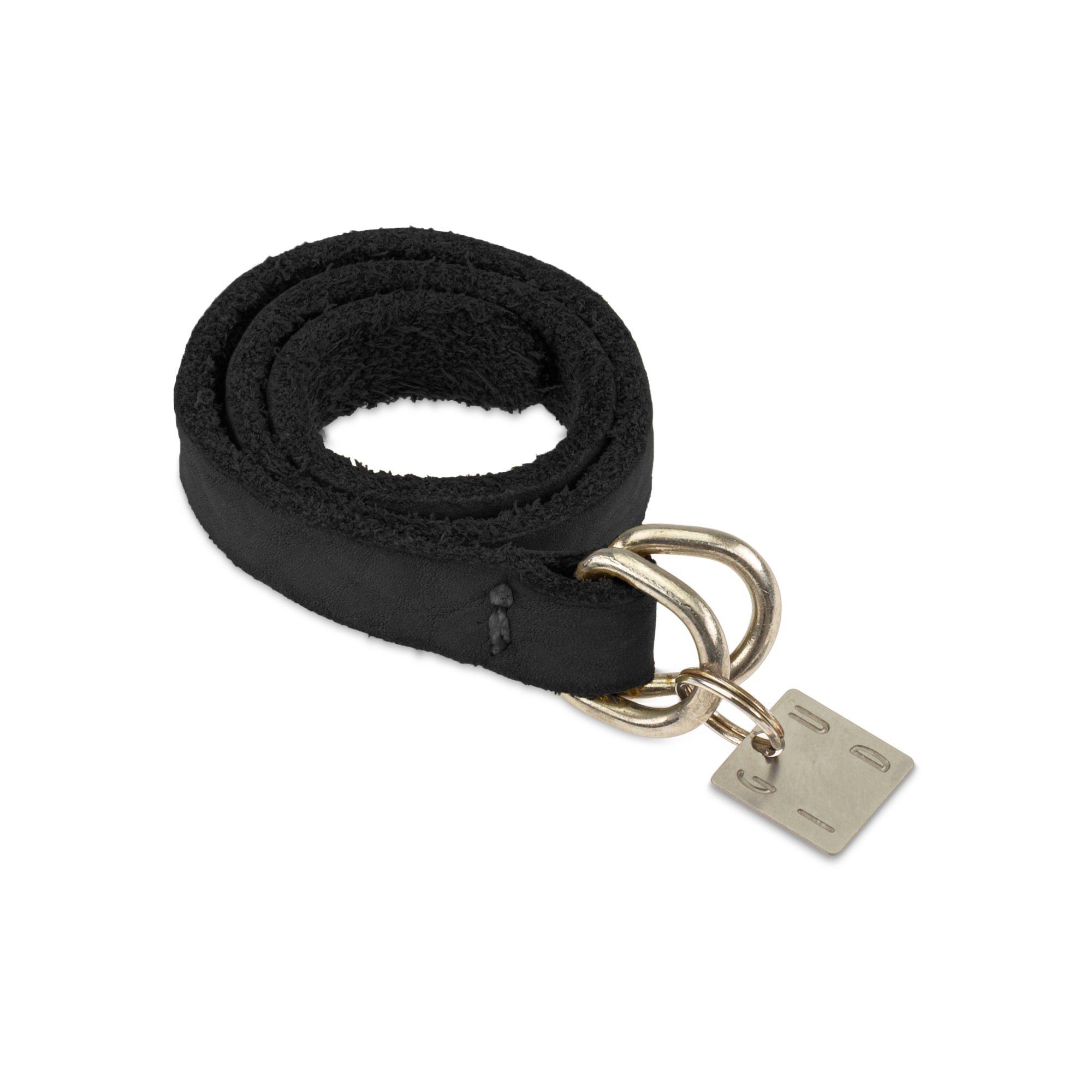 Guidi / ブラック バイソンレザー ブレスレット LEATHER BRACELET – GUIDI