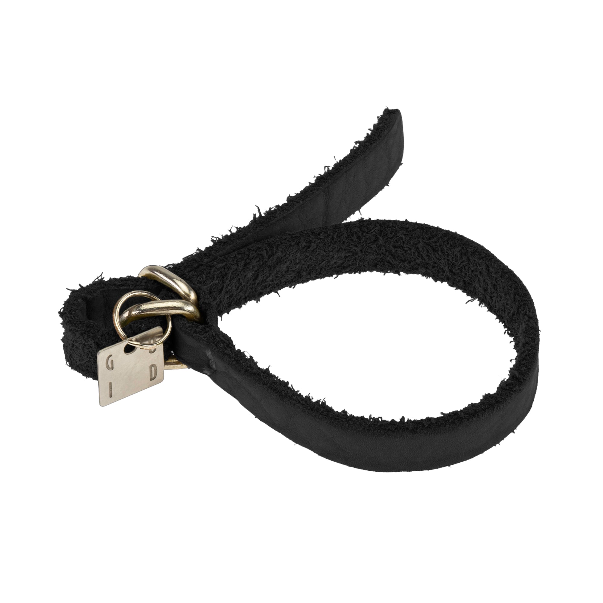 Guidi / ブラック バイソンレザー ブレスレット LEATHER BRACELET – GUIDI