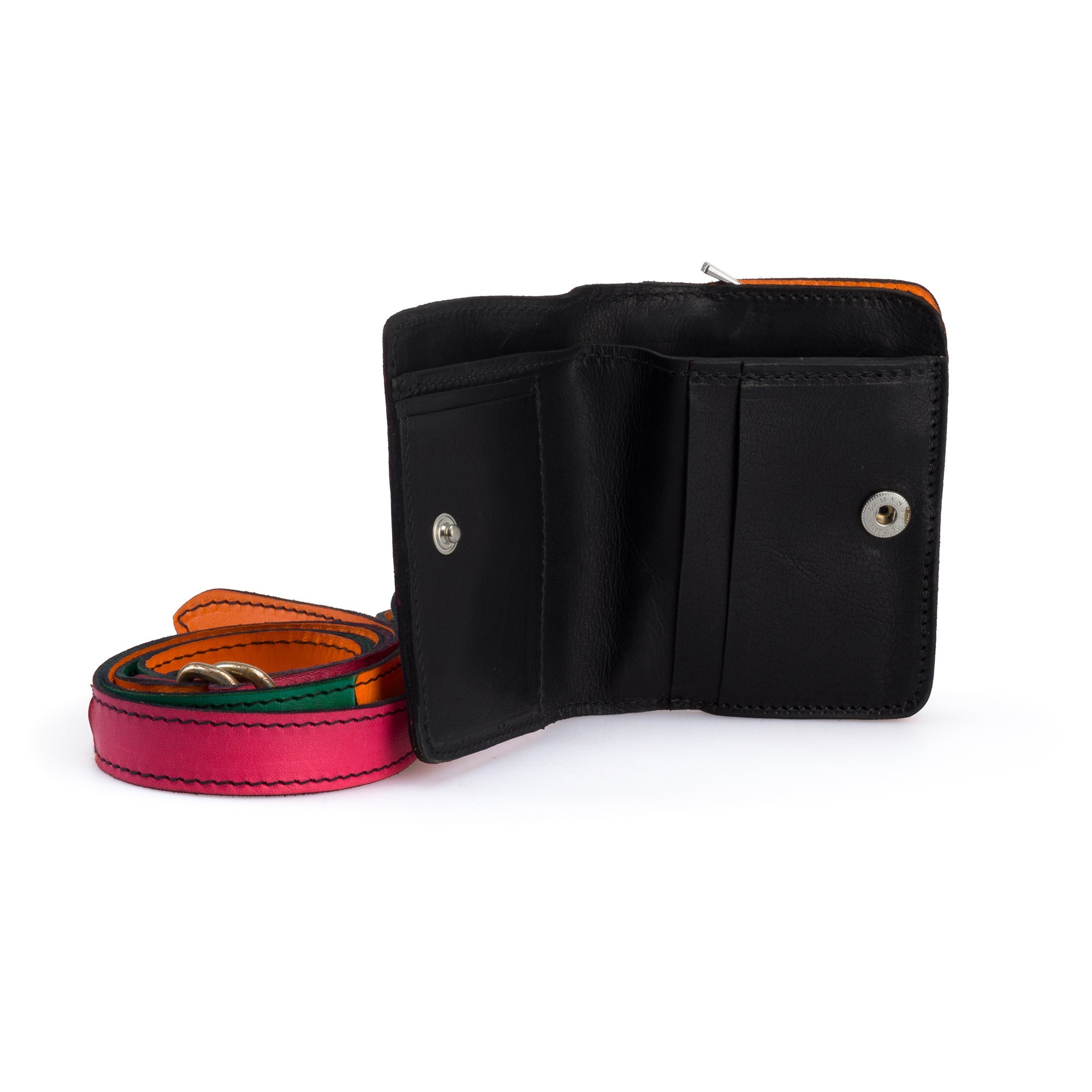 SMALL WALLET WITH STRAP