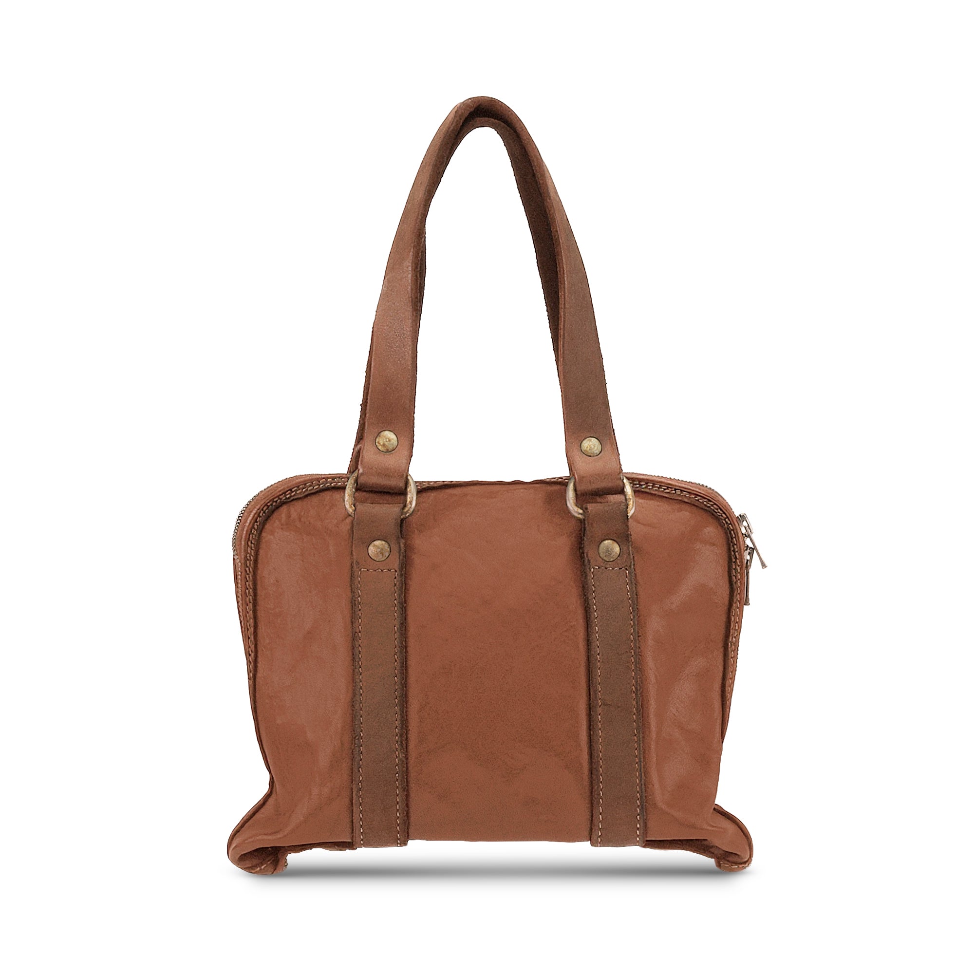 SMALL LEATHER HANDLE BAG