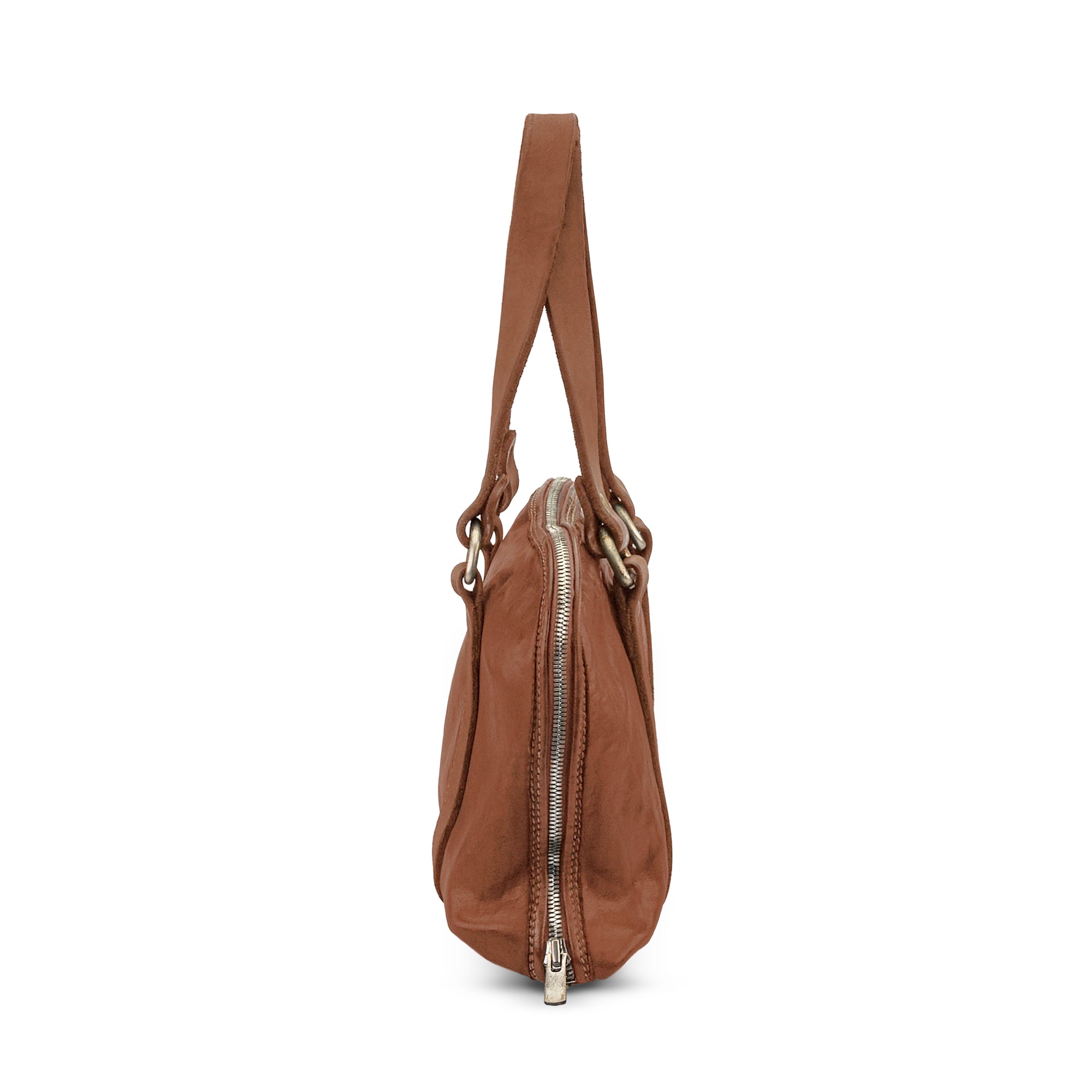 SMALL LEATHER HANDLE BAG