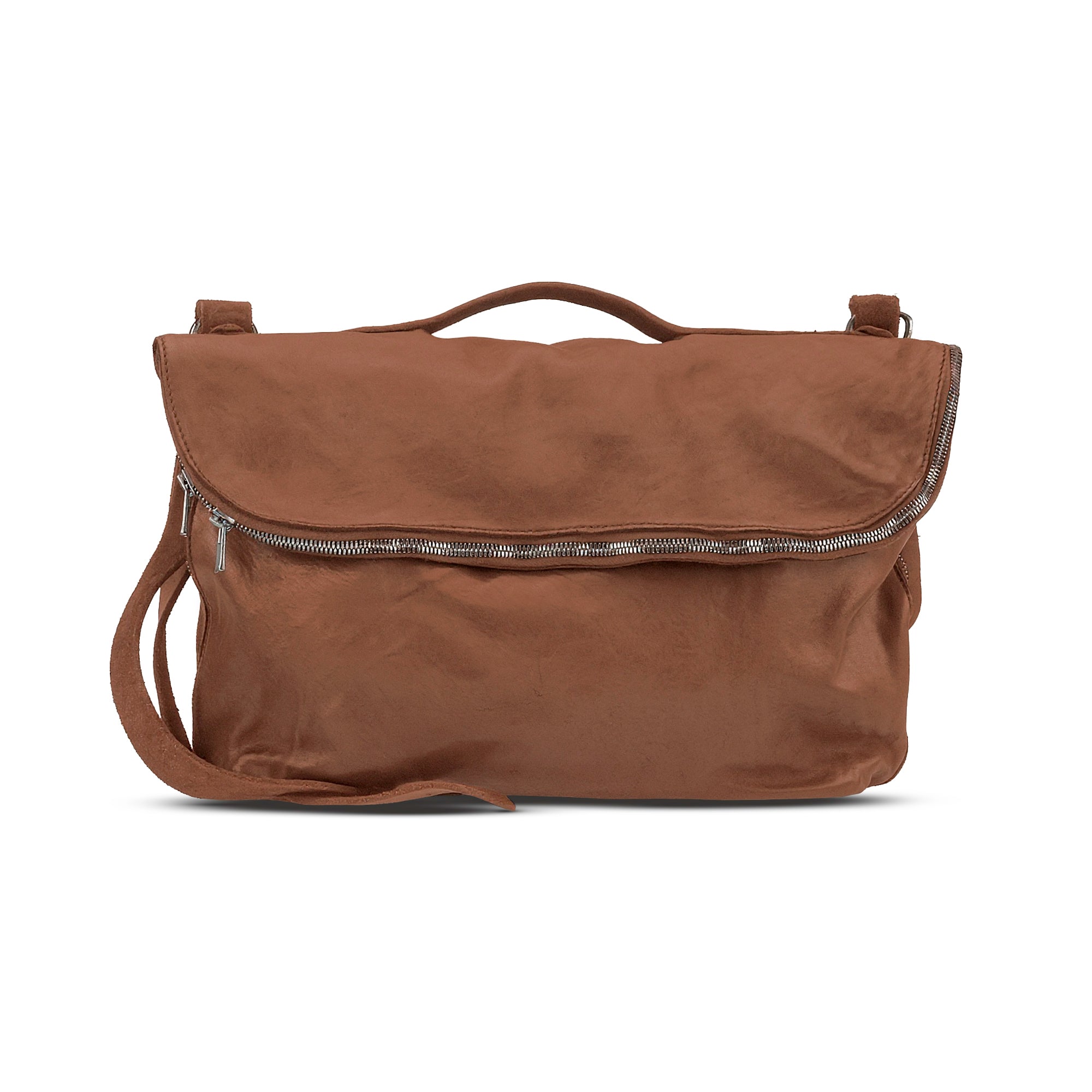 LEATHER MESSENGER BAG