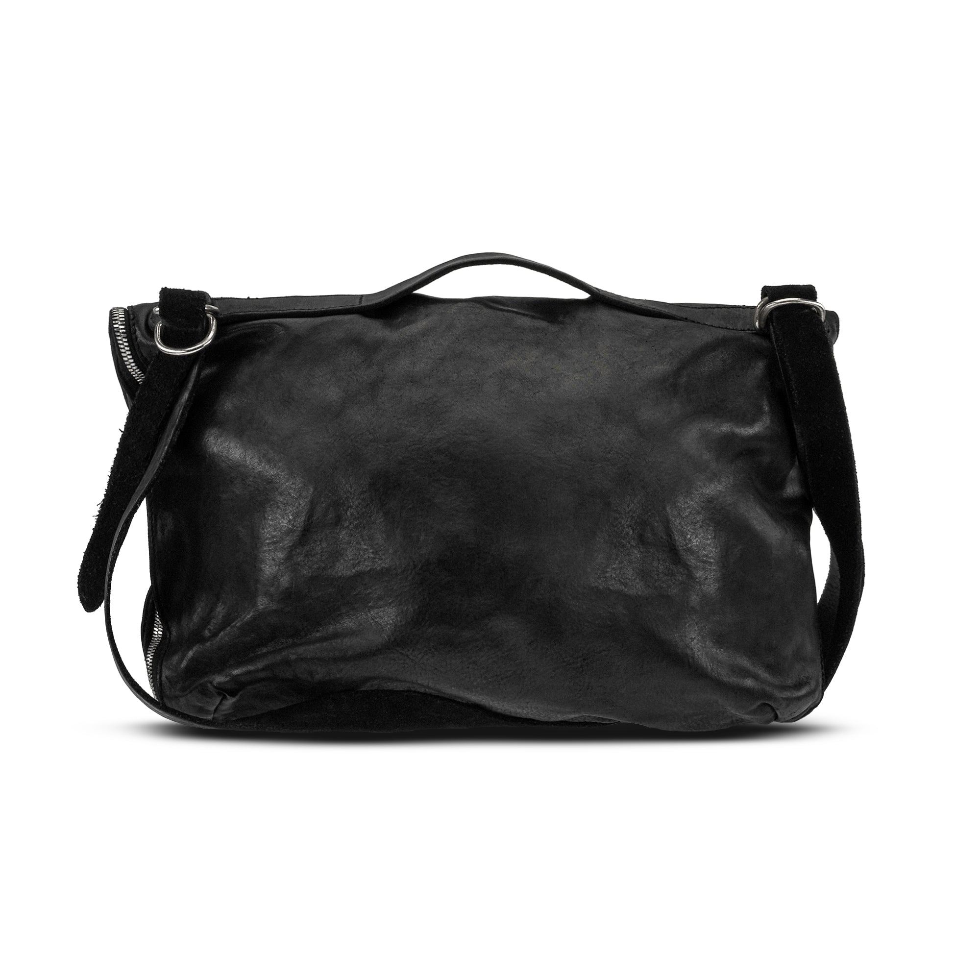 LEATHER MESSENGER BAG