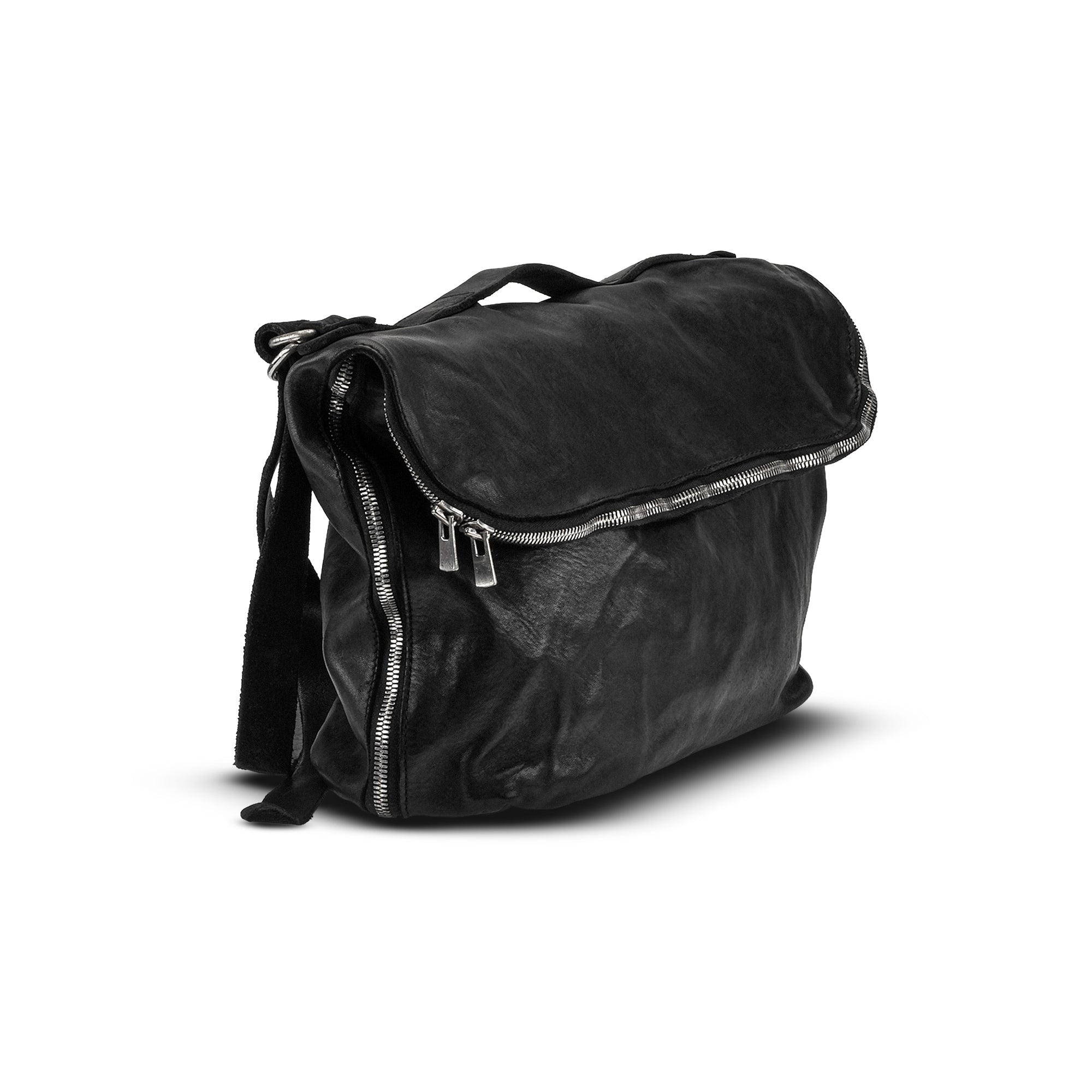 LEATHER MESSENGER BAG – GUIDI