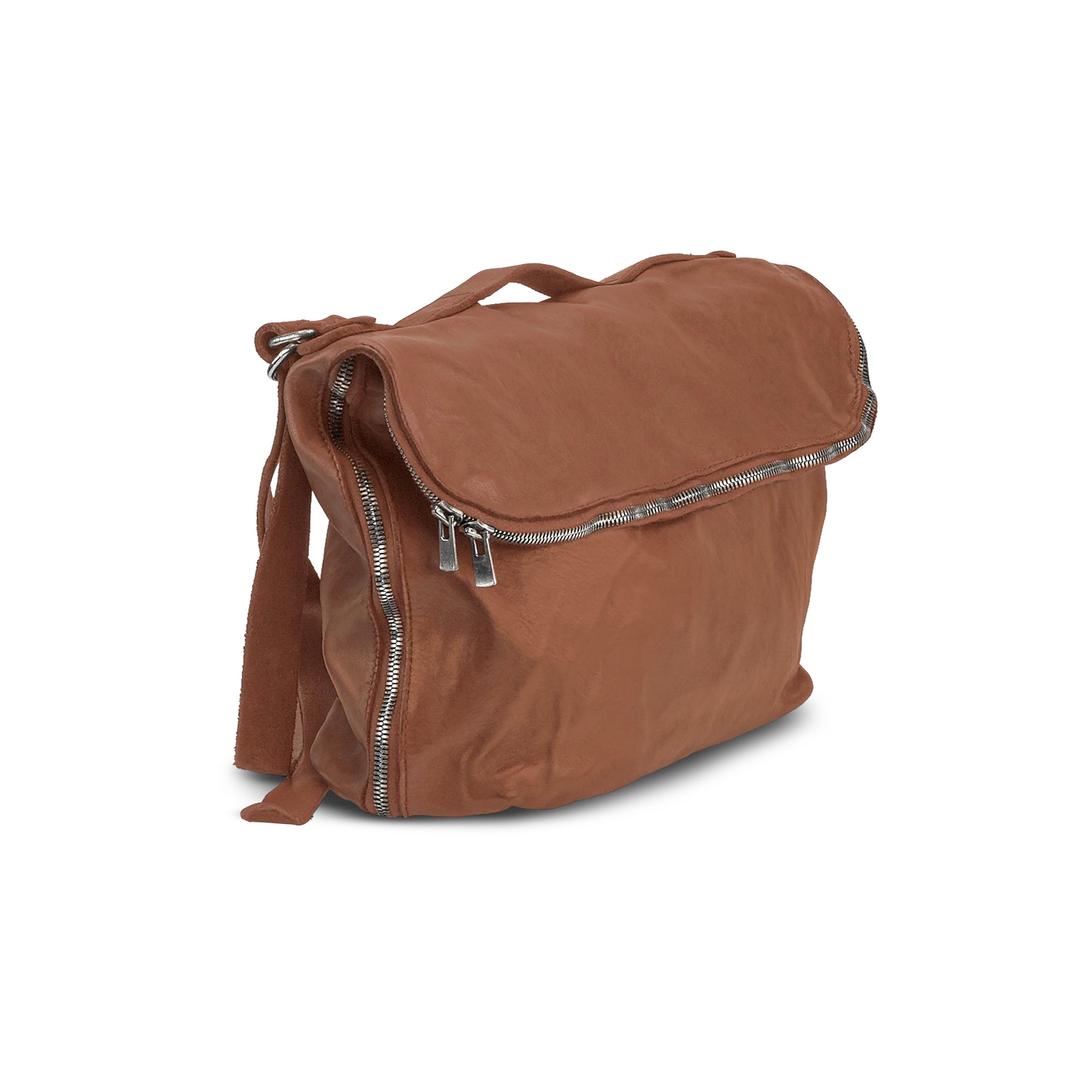 LEATHER MESSENGER BAG