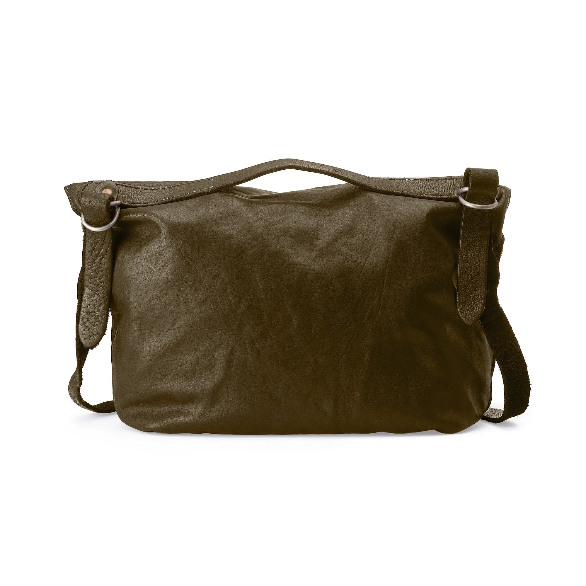 LEATHER MESSENGER BAG