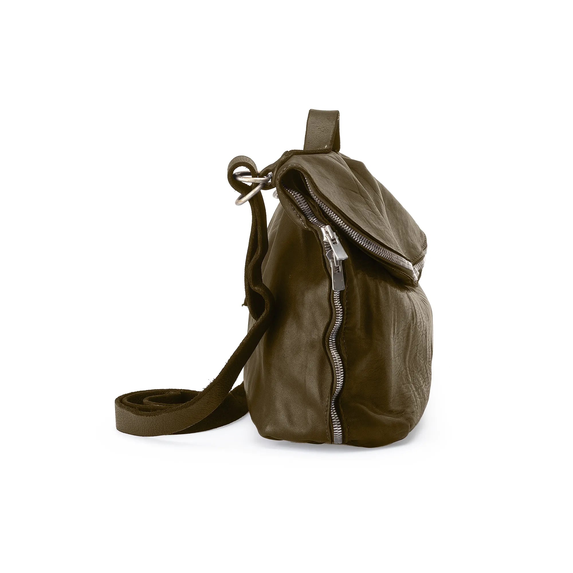 LEATHER MESSENGER BAG