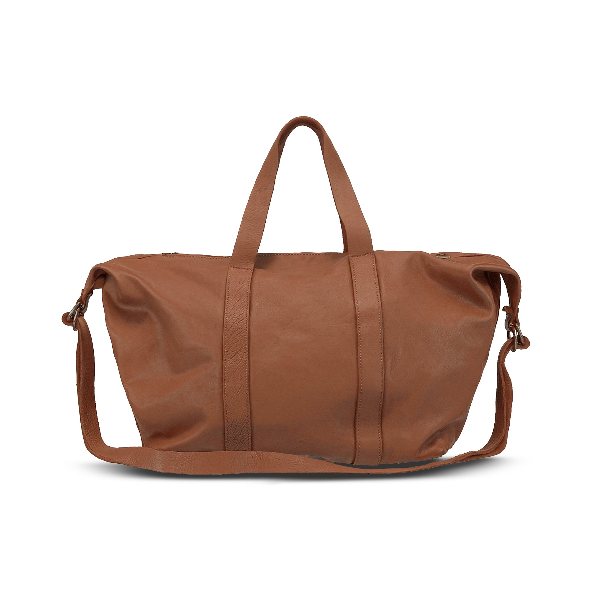 LEATHER DUFFLE BAG
