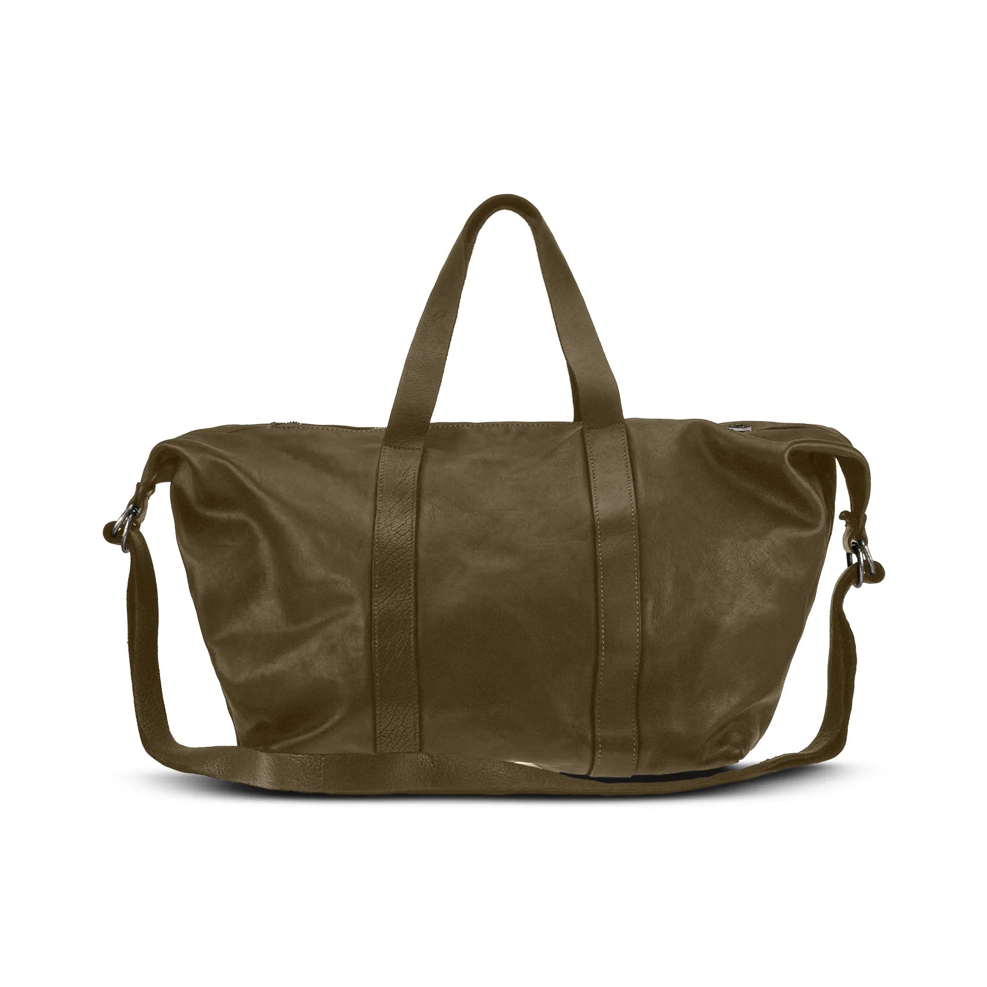 LEATHER DUFFLE BAG