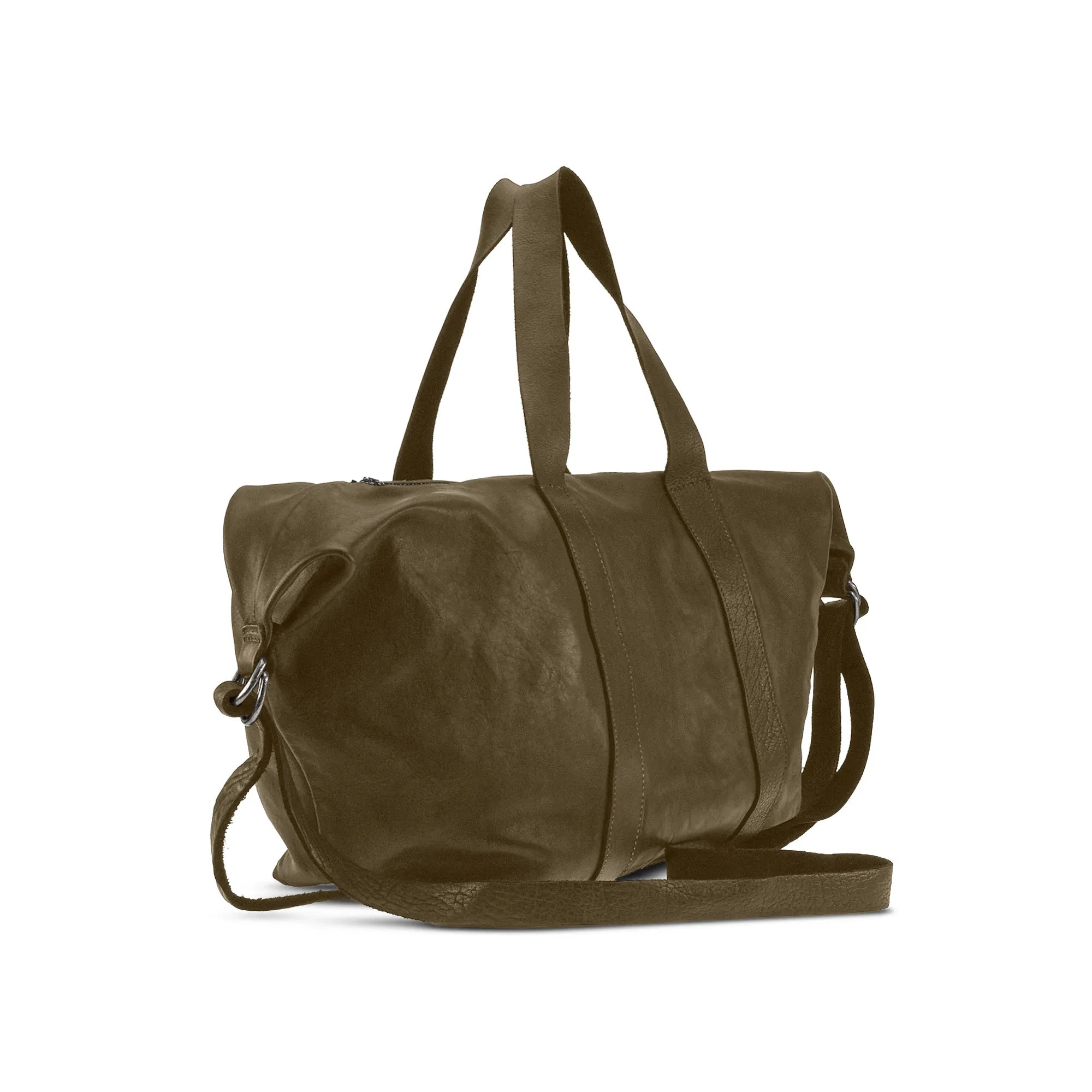 LEATHER DUFFLE BAG