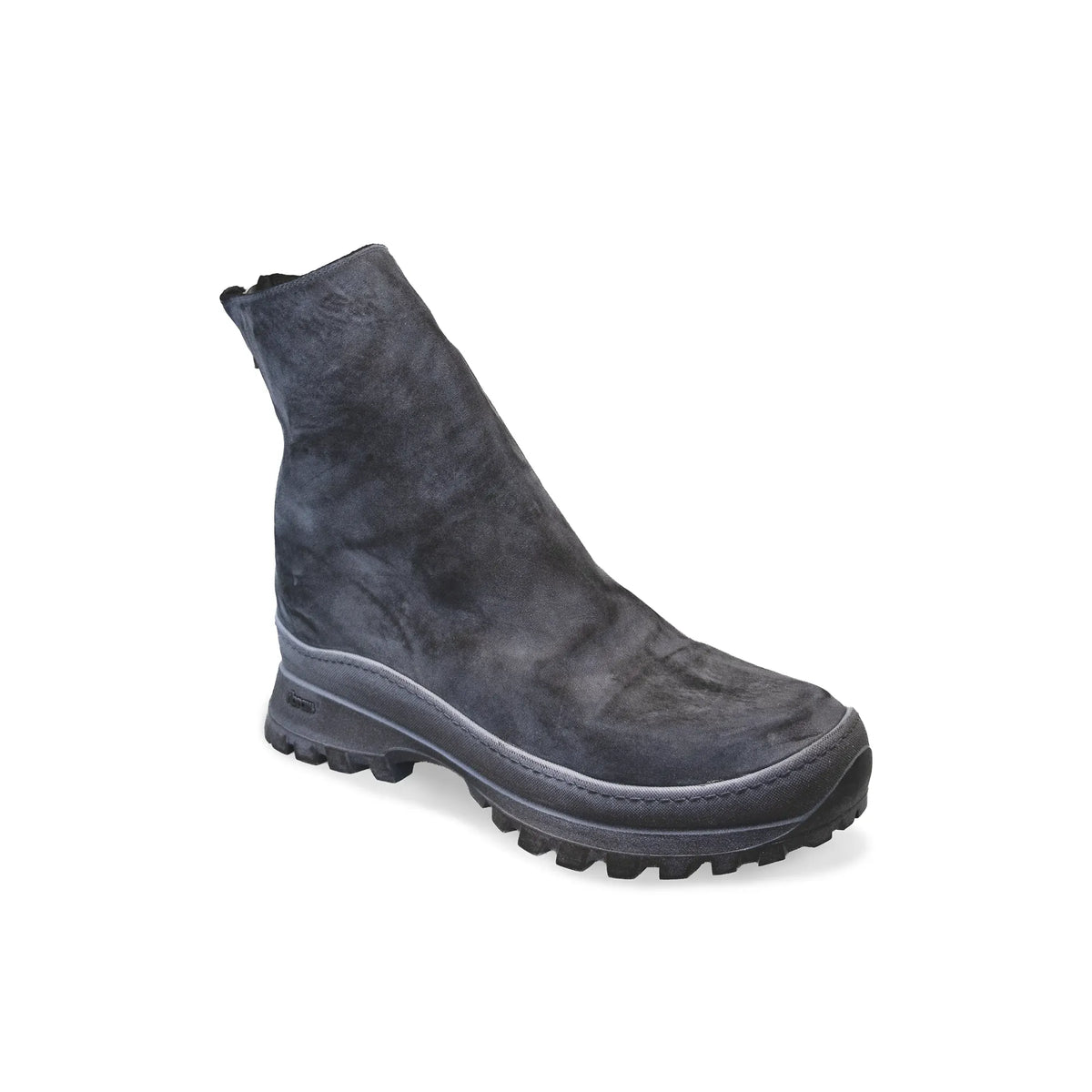 BACK ZIP LOW BOOTS